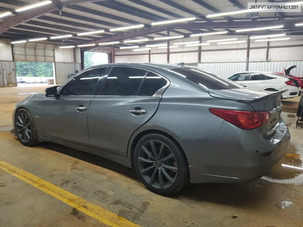 2016 Infiniti Q50 Red Sport 400 VIN: JN1FV7AP1GM421201 Lot: 56739805