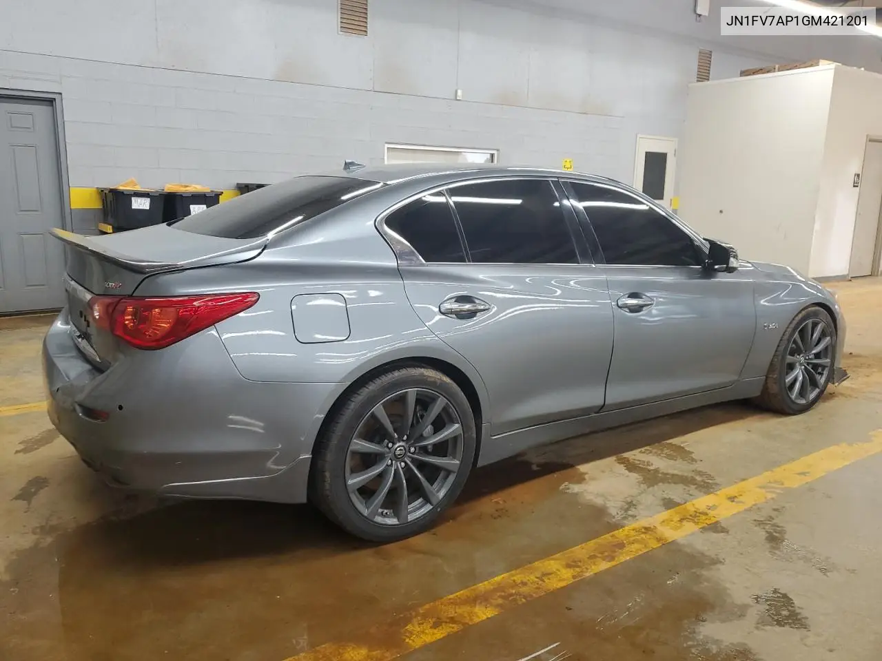 2016 Infiniti Q50 Red Sport 400 VIN: JN1FV7AP1GM421201 Lot: 56739805