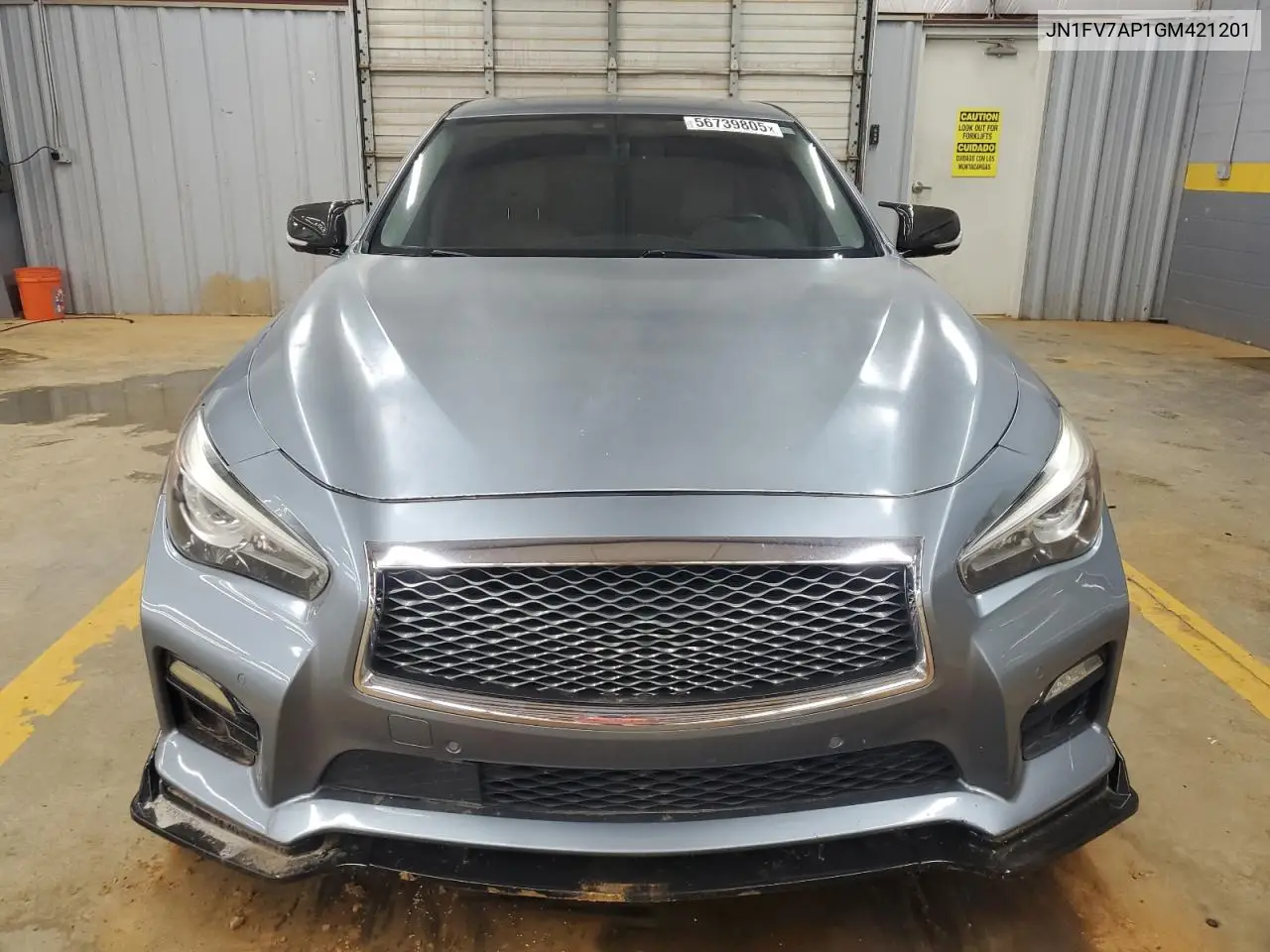 2016 Infiniti Q50 Red Sport 400 VIN: JN1FV7AP1GM421201 Lot: 56739805