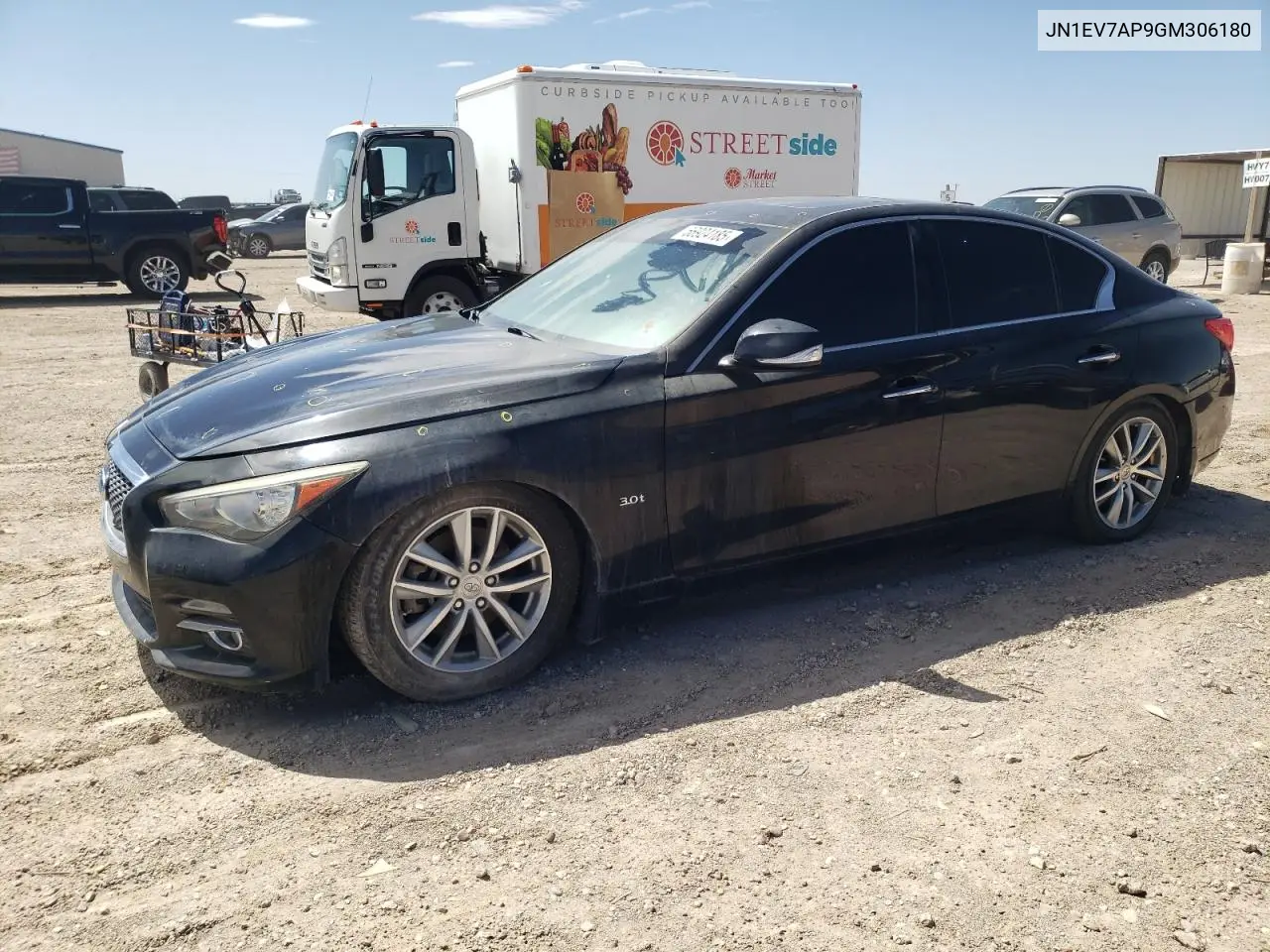 2016 Infiniti Q50 Premium VIN: JN1EV7AP9GM306180 Lot: 56924185