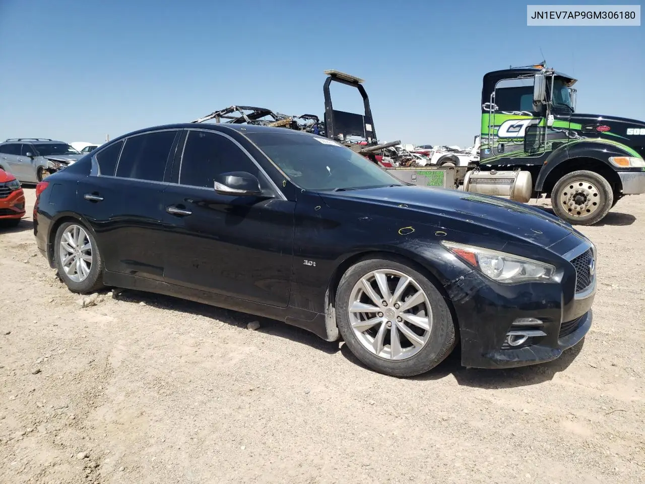 2016 Infiniti Q50 Premium VIN: JN1EV7AP9GM306180 Lot: 56924185