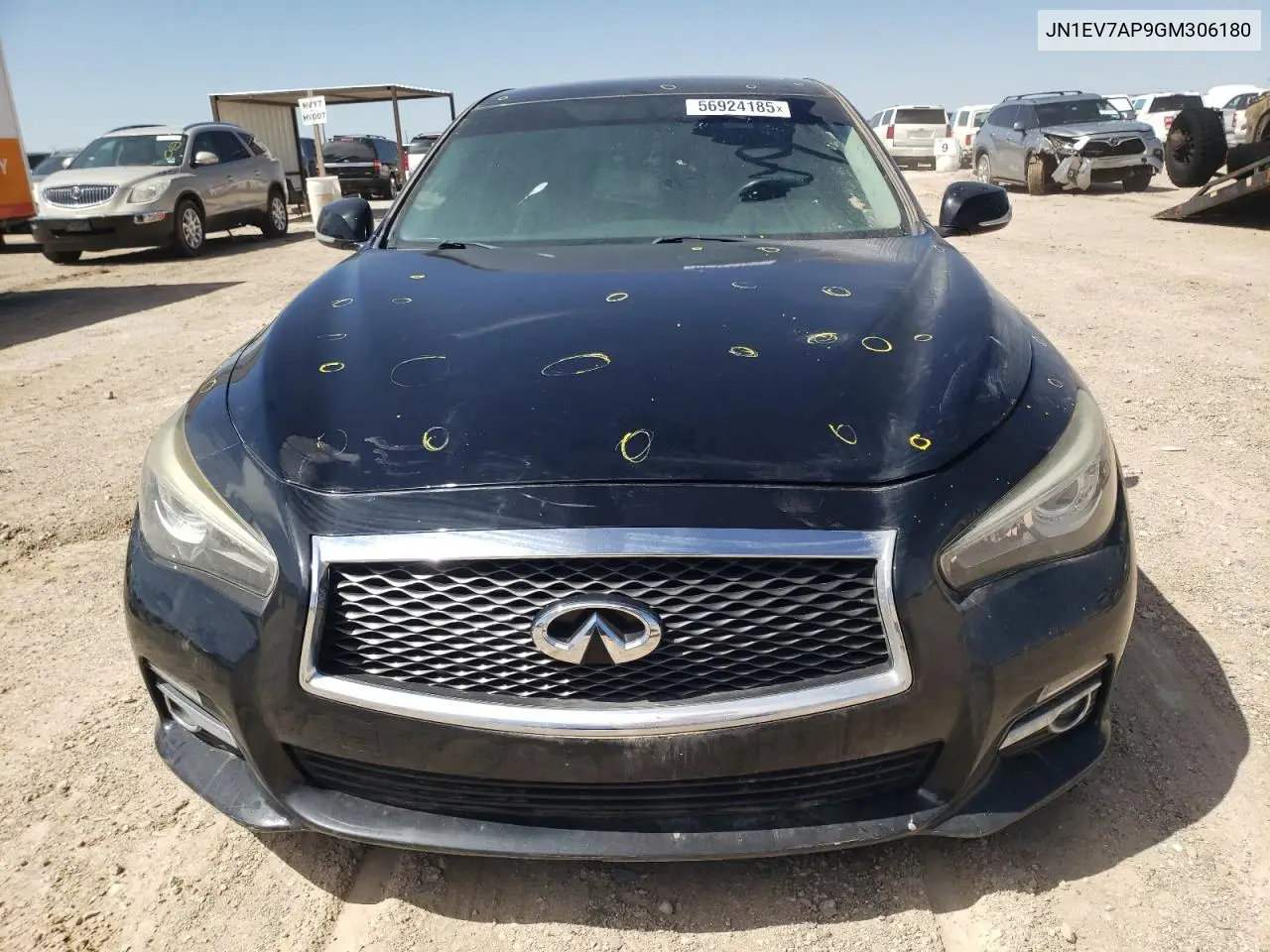 2016 Infiniti Q50 Premium VIN: JN1EV7AP9GM306180 Lot: 56924185