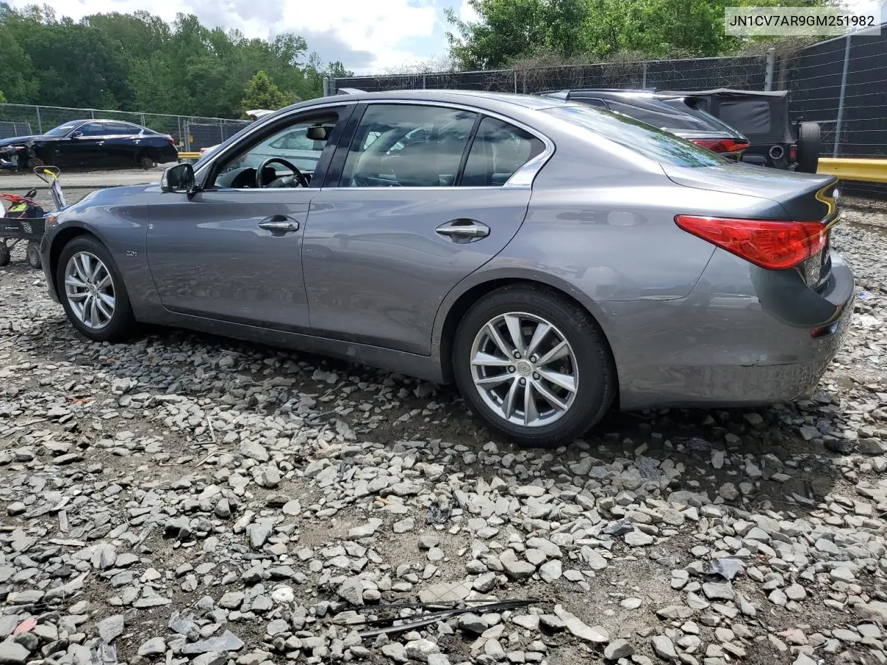 2016 Infiniti Q50 Base VIN: JN1CV7AR9GM251982 Lot: 57042215
