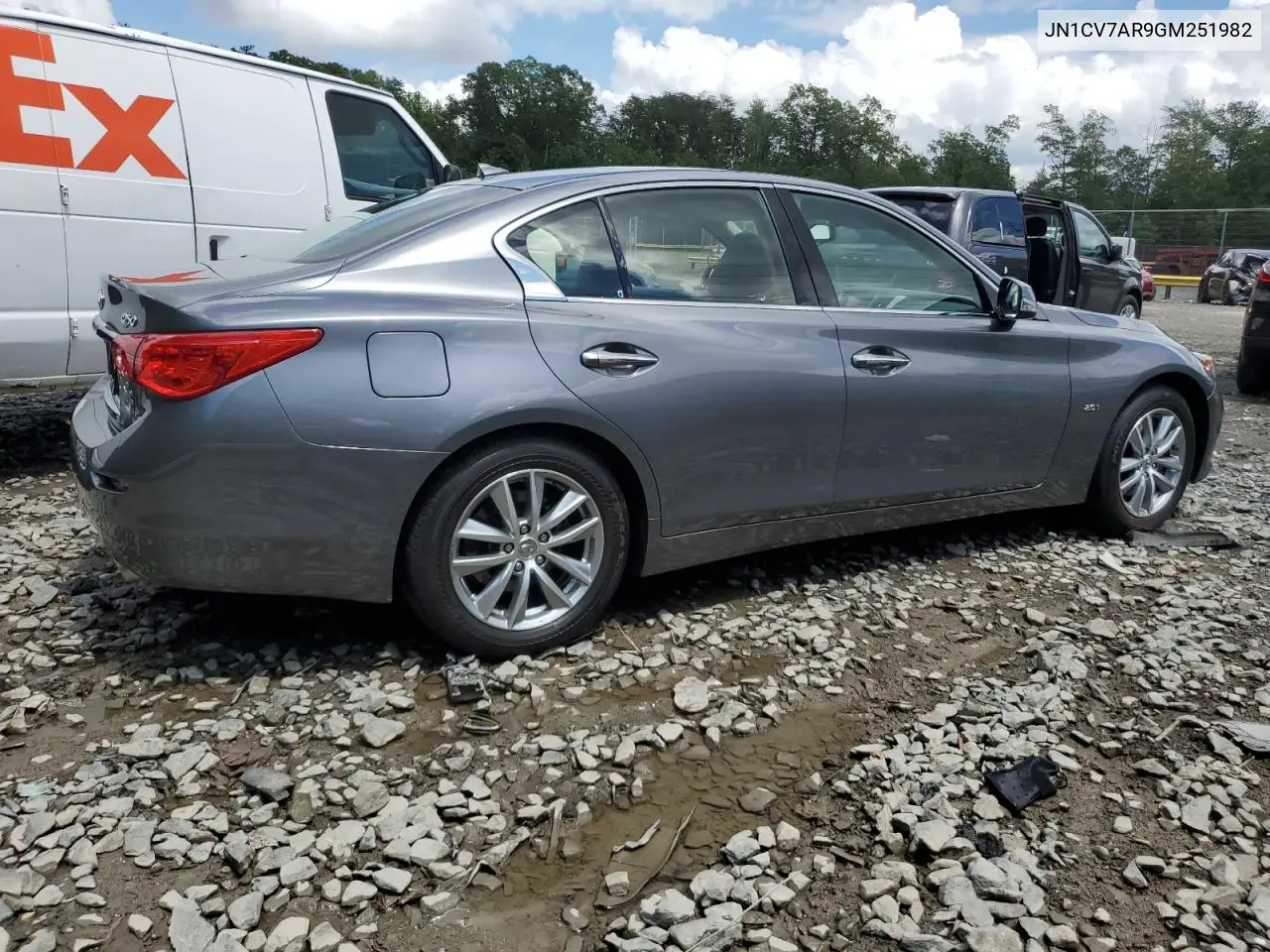 2016 Infiniti Q50 Base VIN: JN1CV7AR9GM251982 Lot: 57042215