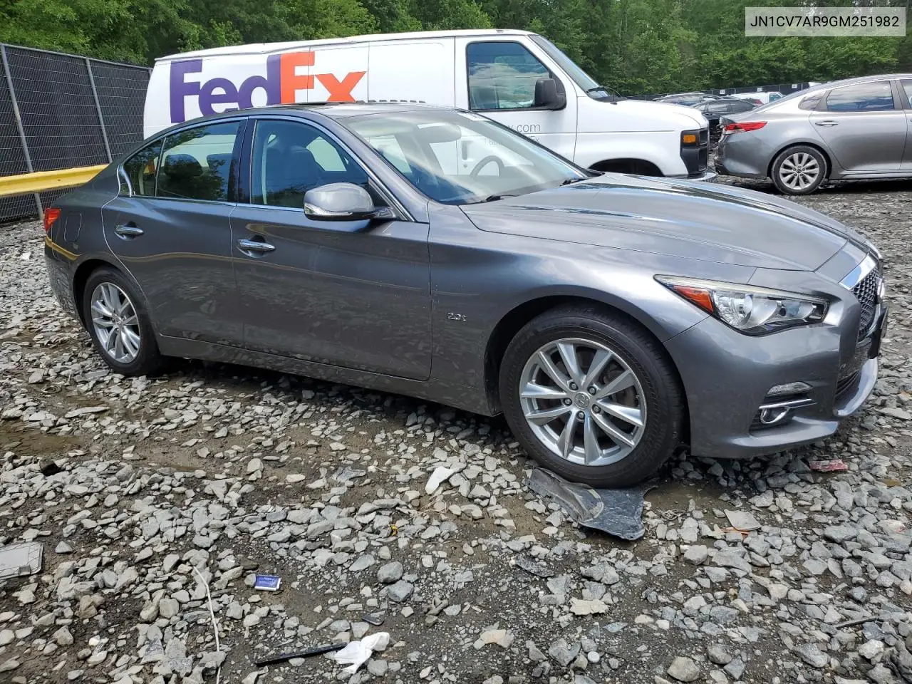 2016 Infiniti Q50 Base VIN: JN1CV7AR9GM251982 Lot: 57042215