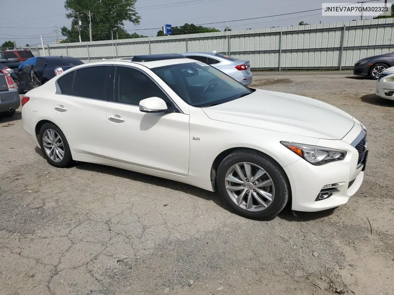 2016 Infiniti Q50 Premium VIN: JN1EV7AP7GM302323 Lot: 57056515