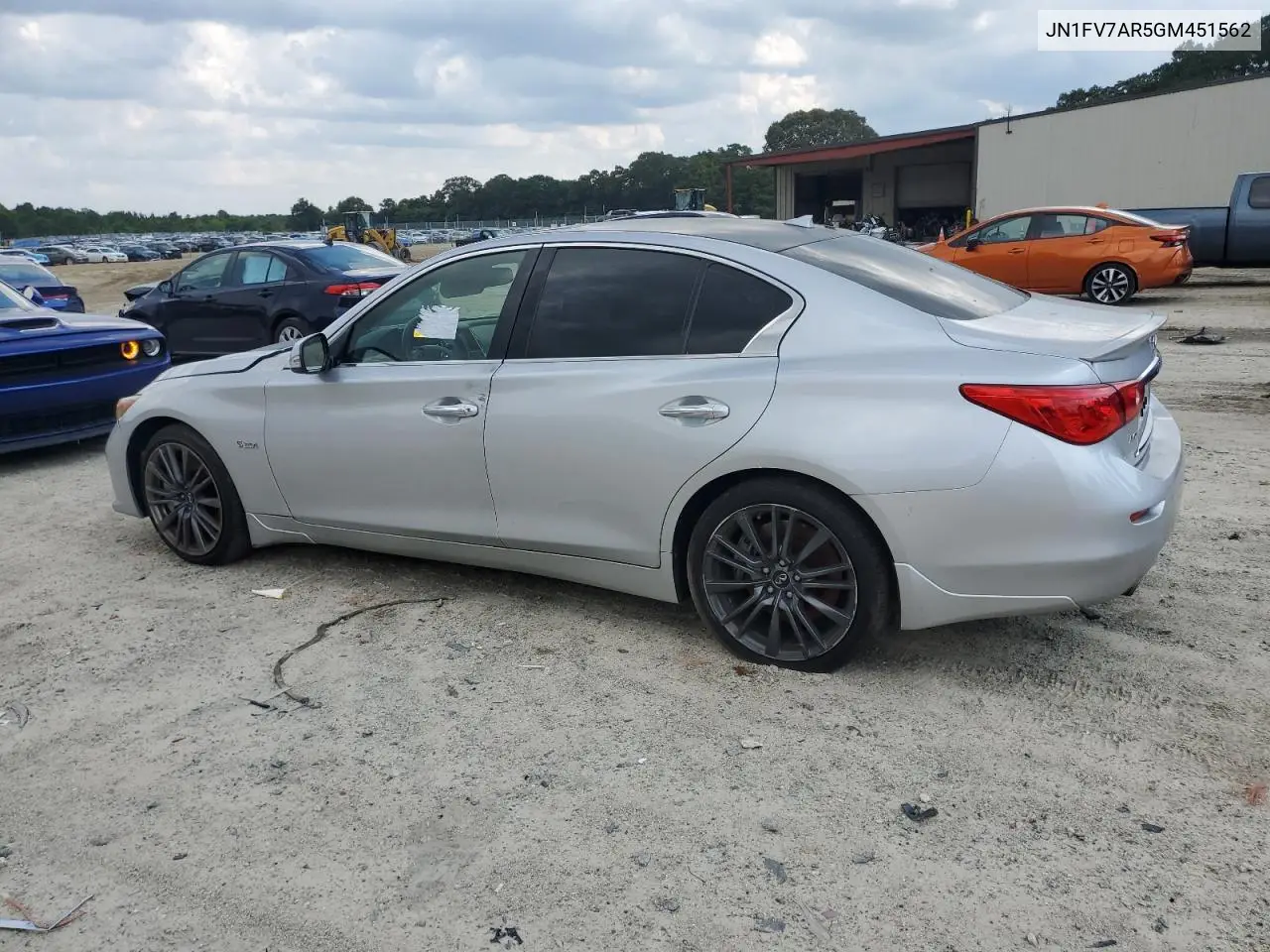 2016 Infiniti Q50 Red Sport 400 VIN: JN1FV7AR5GM451562 Lot: 62711085