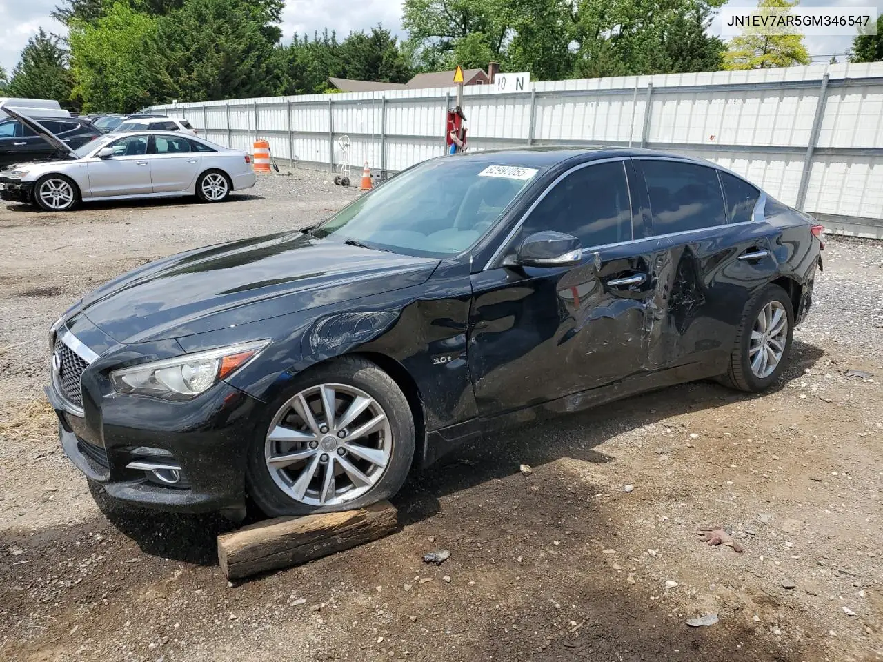 2016 Infiniti Q50 Premium VIN: JN1EV7AR5GM346547 Lot: 62992055