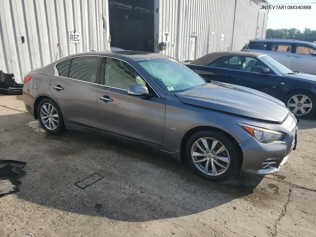 2016 Infiniti Q50 Premium VIN: JN1EV7AR1GM340888 Lot: 63242195