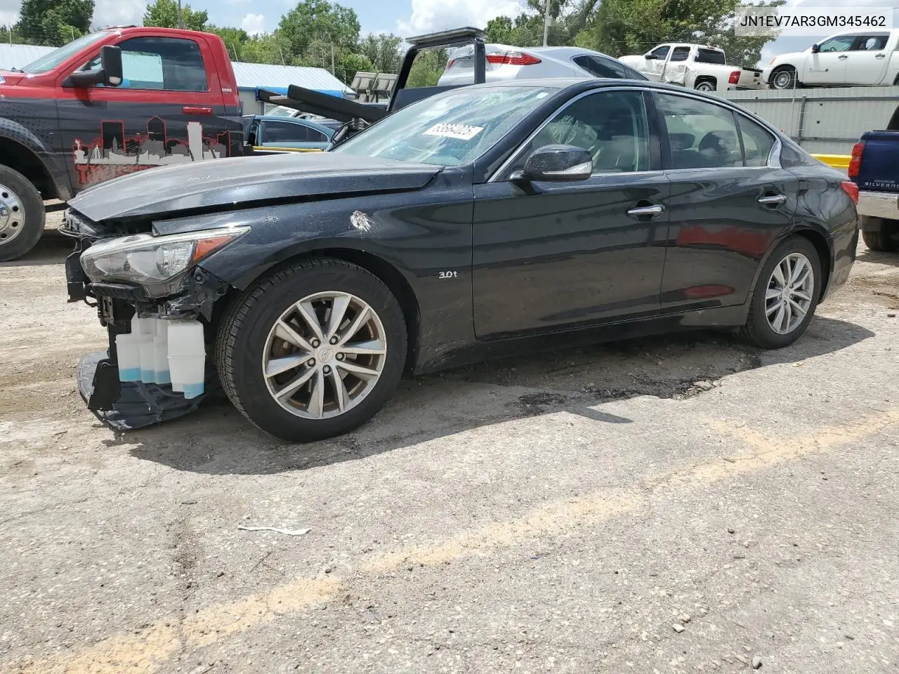 2016 Infiniti Q50 Premium VIN: JN1EV7AR3GM345462 Lot: 63664025