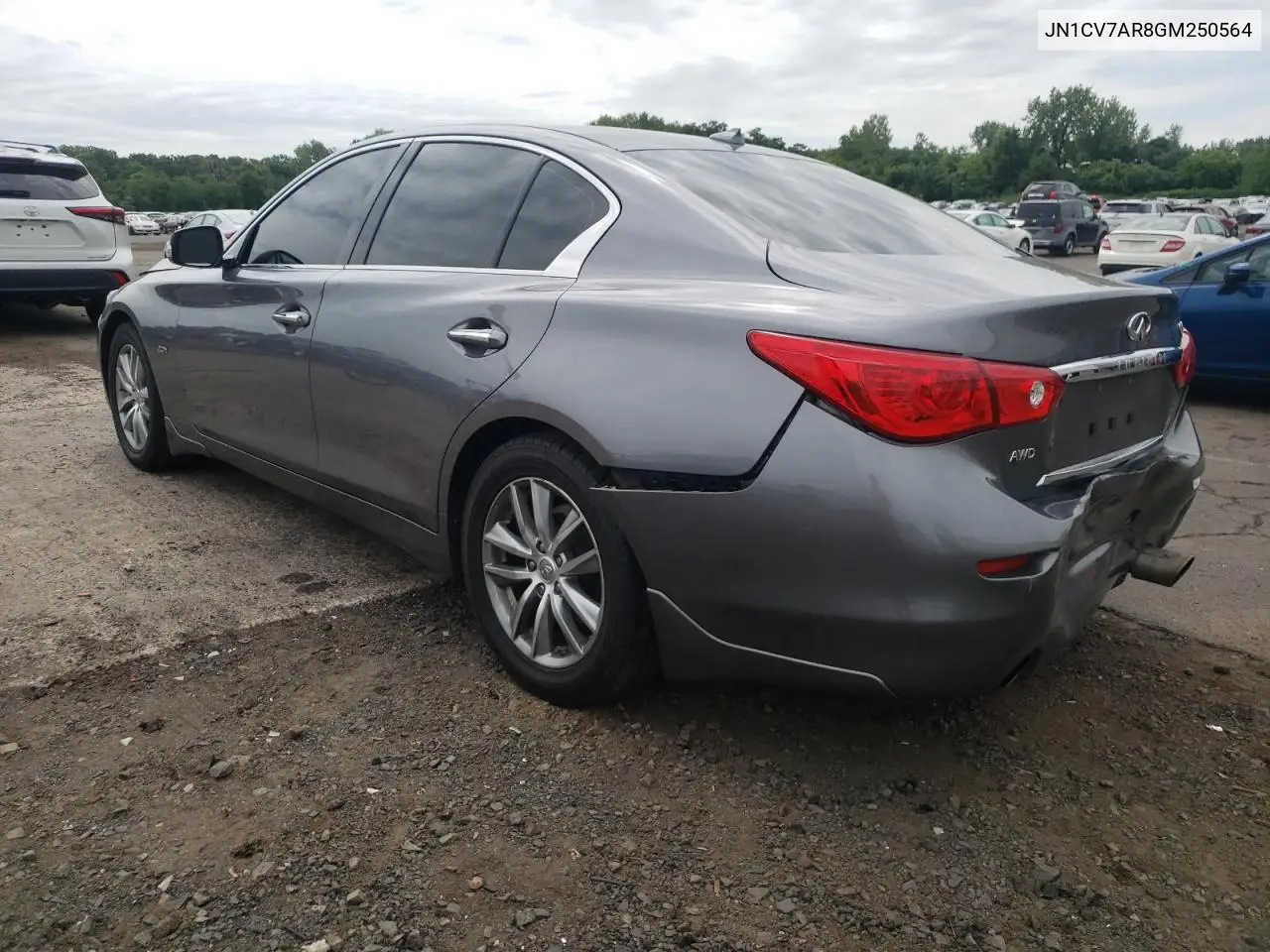 2016 Infiniti Q50 Base VIN: JN1CV7AR8GM250564 Lot: 63825475
