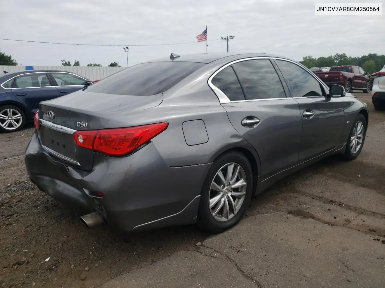 2016 Infiniti Q50 Base VIN: JN1CV7AR8GM250564 Lot: 63825475