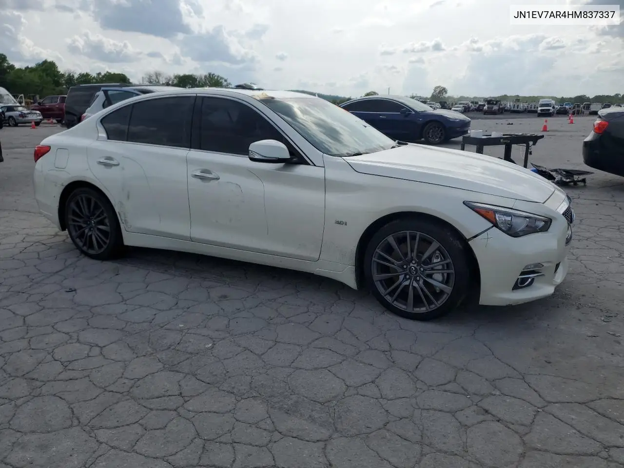 2017 Infiniti Q50 Premium VIN: JN1EV7AR4HM837337 Lot: 54302425