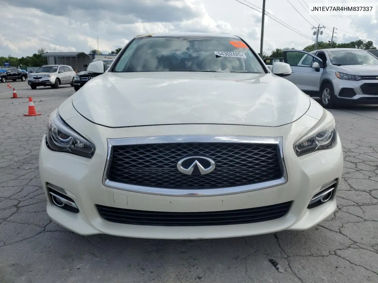 2017 Infiniti Q50 Premium VIN: JN1EV7AR4HM837337 Lot: 54302425