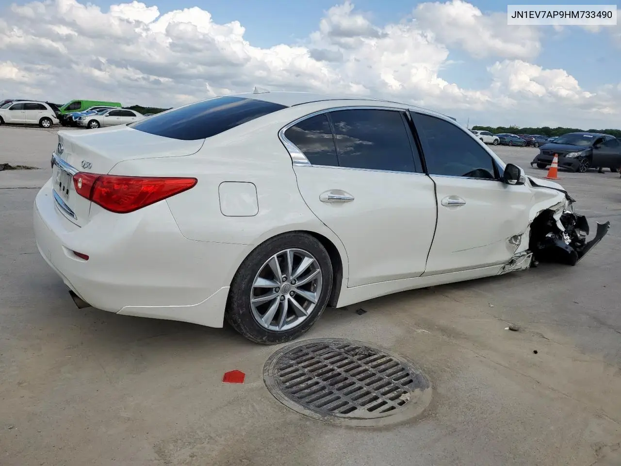 2017 Infiniti Q50 Premium VIN: JN1EV7AP9HM733490 Lot: 54311785