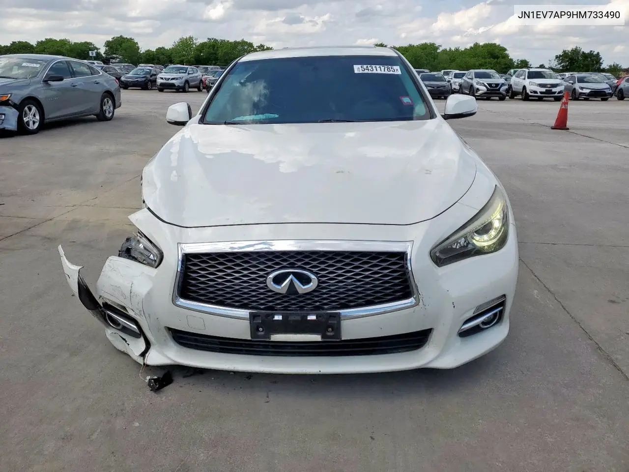 2017 Infiniti Q50 Premium VIN: JN1EV7AP9HM733490 Lot: 54311785