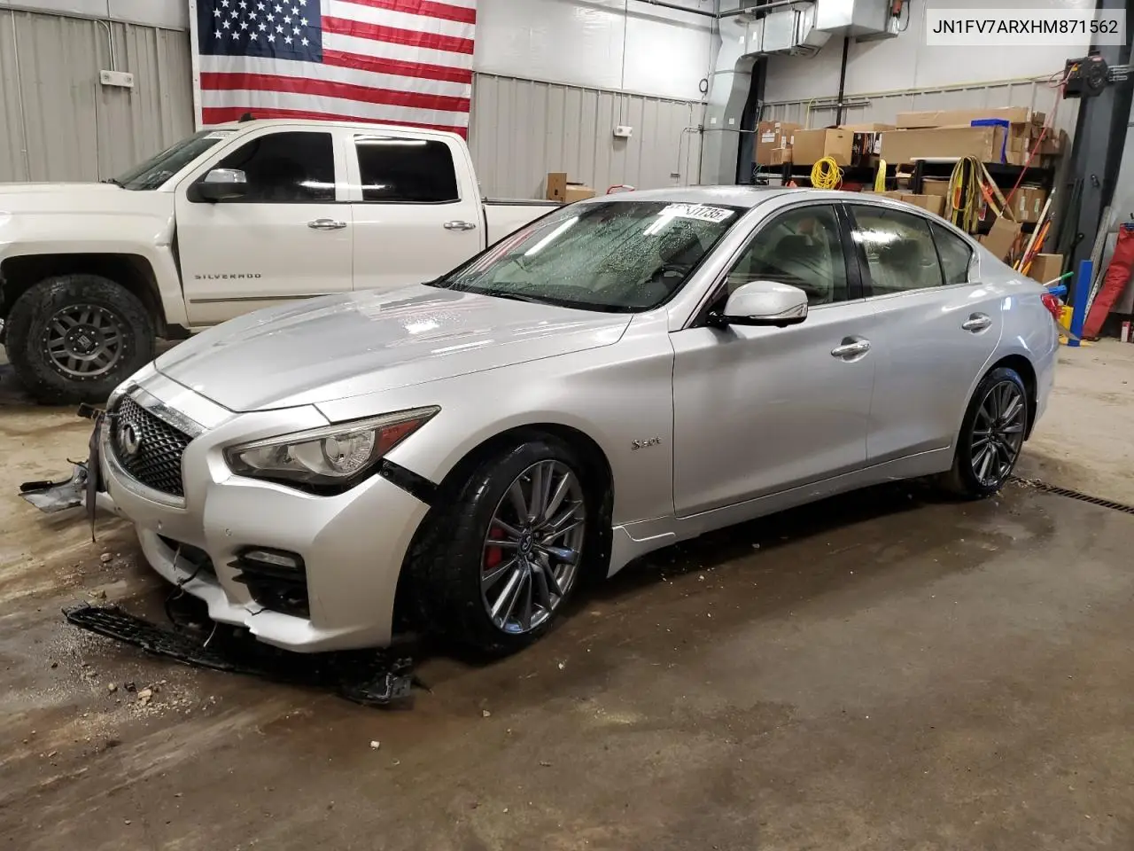 jn1fv7arxhm871562 JN1FV7ARXHM871562 2017 Infiniti Q50 Red Sport 400