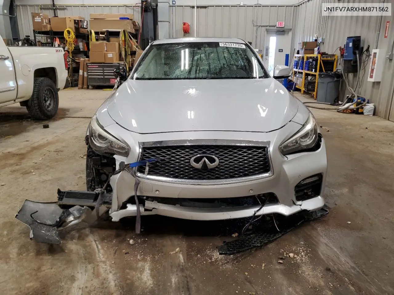 jn1fv7arxhm871562 JN1FV7ARXHM871562 2017 Infiniti Q50 Red Sport 400
