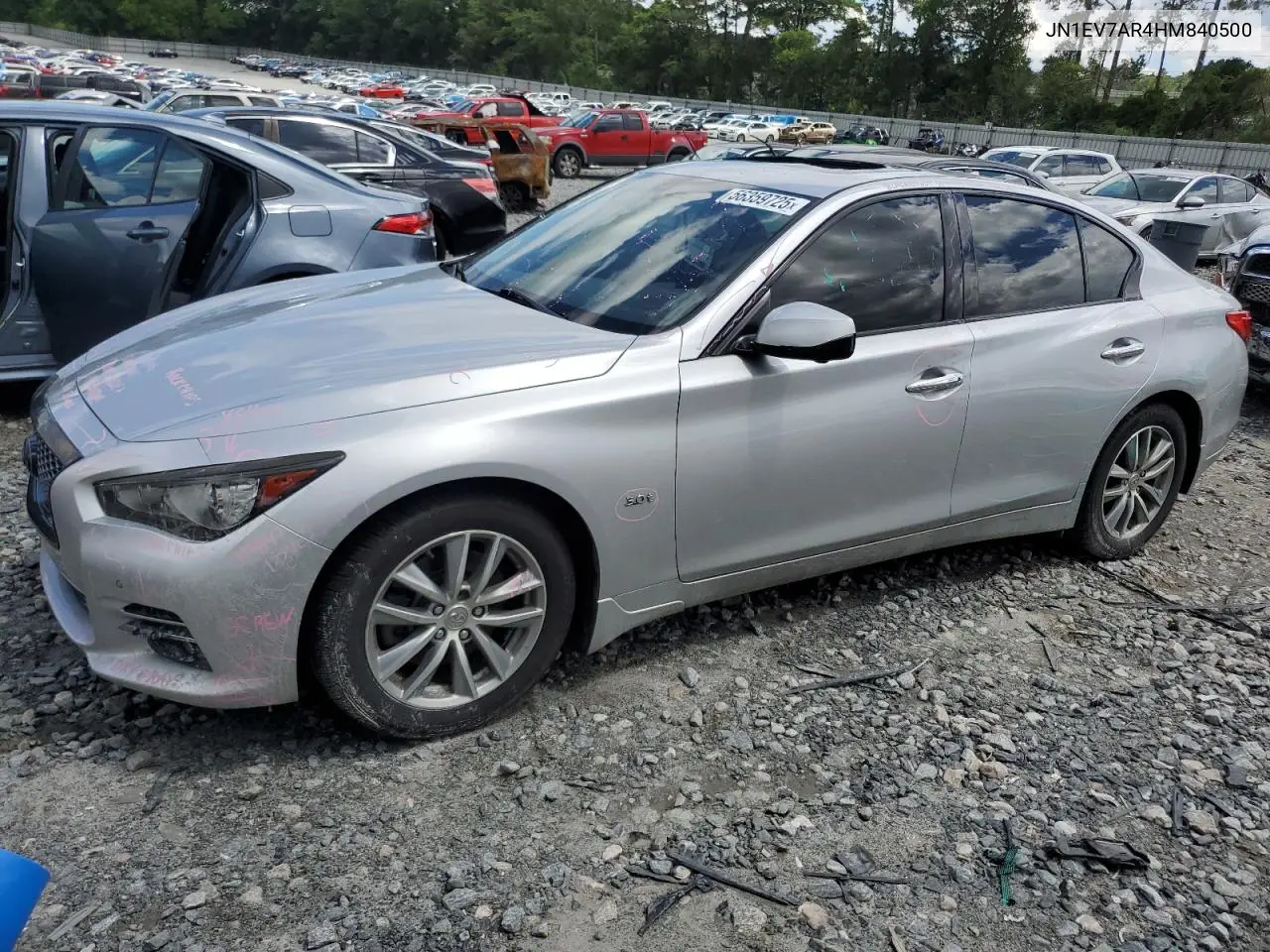 2017 Infiniti Q50 Premium VIN: JN1EV7AR4HM840500 Lot: 56359725