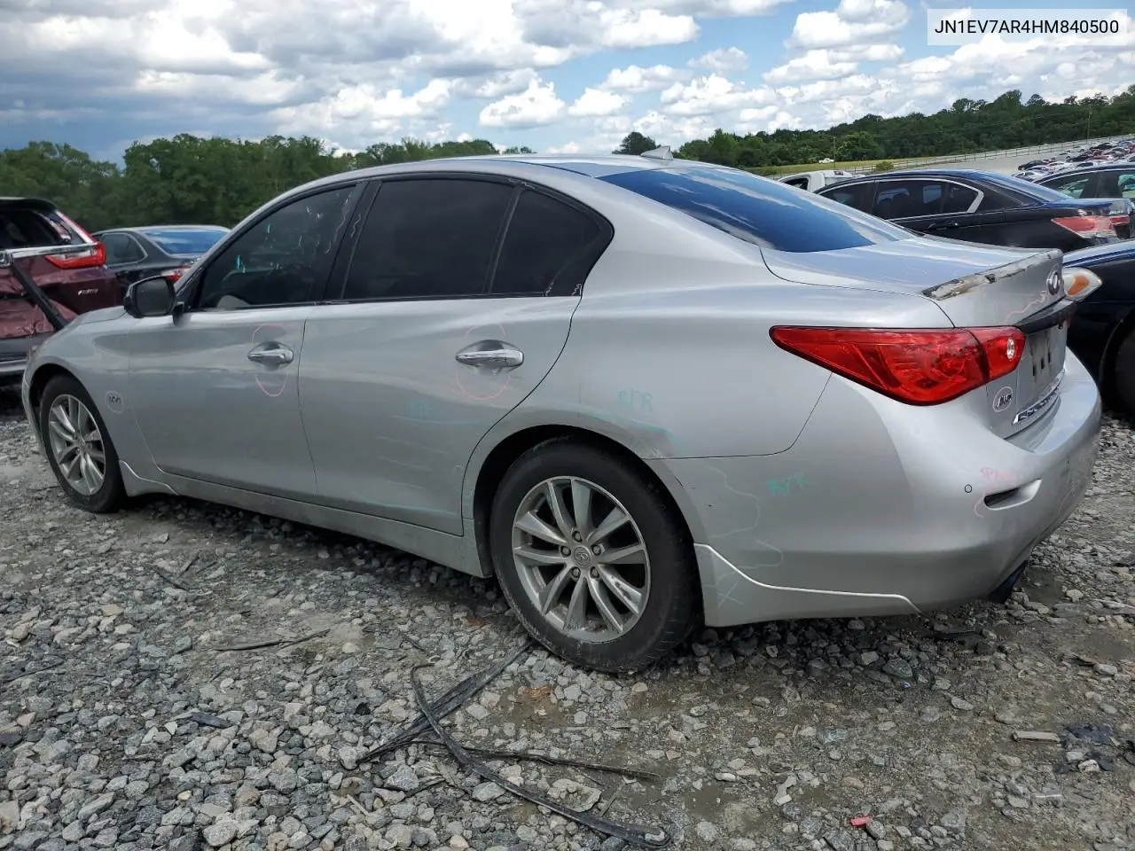 2017 Infiniti Q50 Premium VIN: JN1EV7AR4HM840500 Lot: 56359725