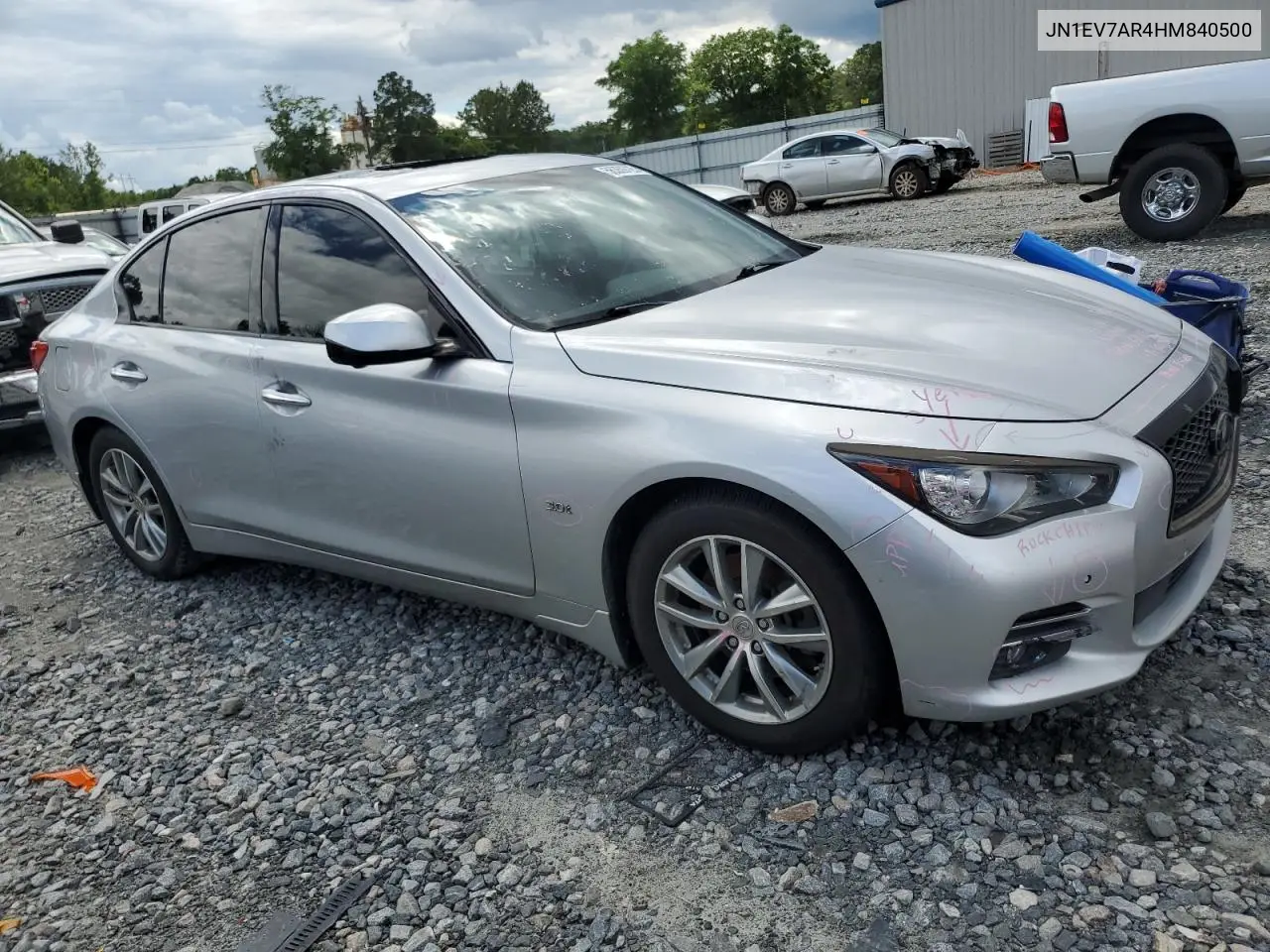 2017 Infiniti Q50 Premium VIN: JN1EV7AR4HM840500 Lot: 56359725