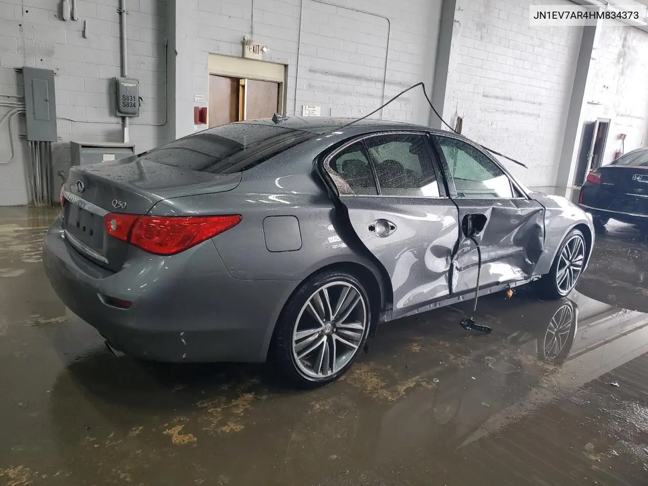 2017 Infiniti Q50 Premium VIN: JN1EV7AR4HM834373 Lot: 56761575