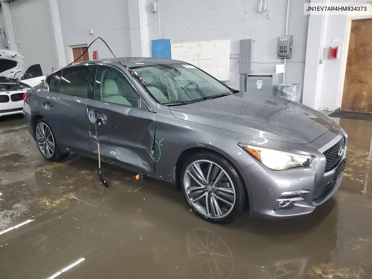 2017 Infiniti Q50 Premium VIN: JN1EV7AR4HM834373 Lot: 56761575