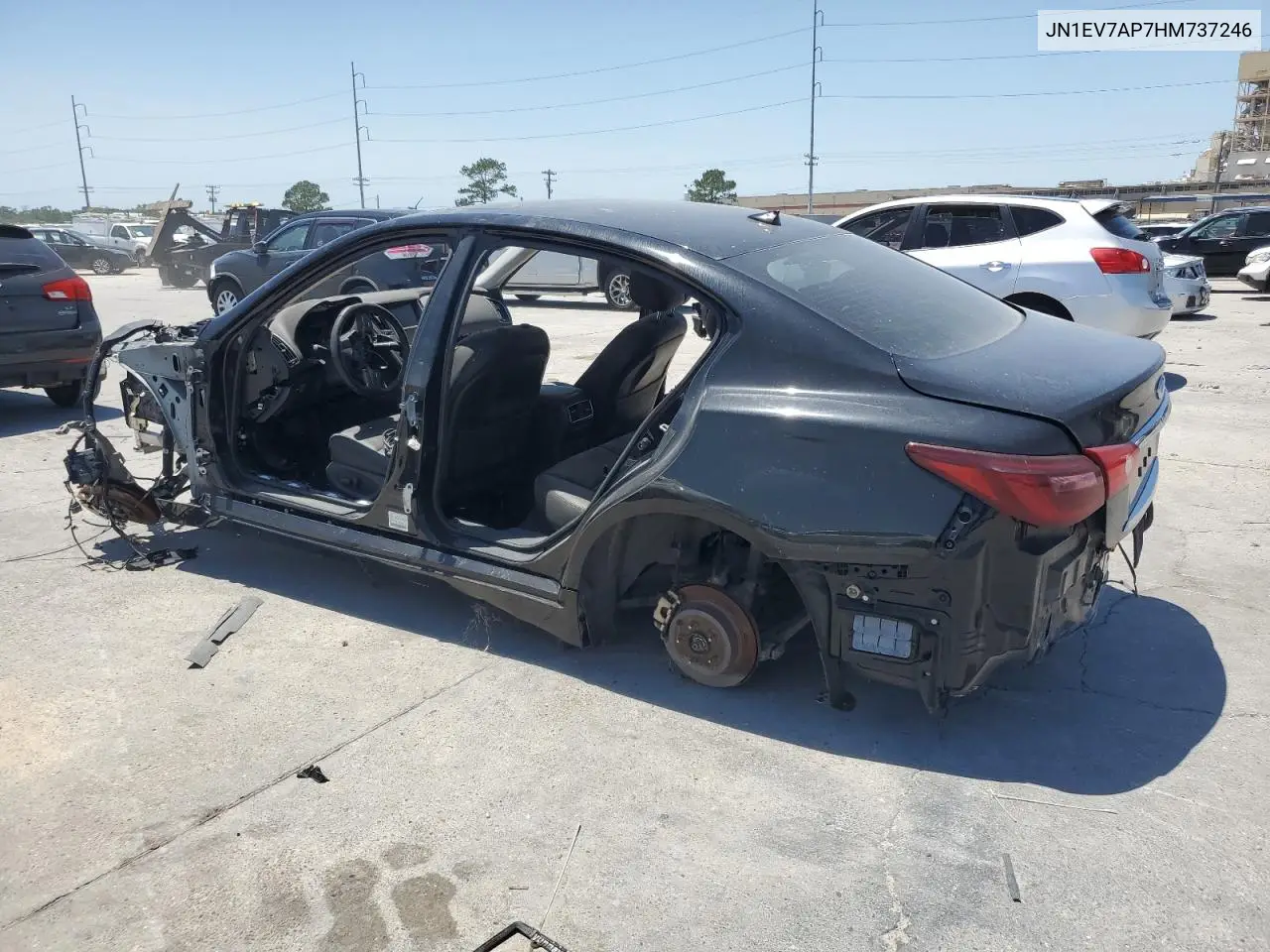 2017 Infiniti Q50 Premium VIN: JN1EV7AP7HM737246 Lot: 56853735