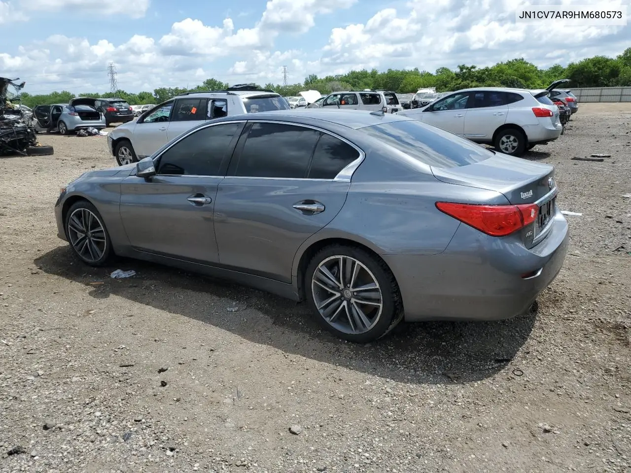 2017 Infiniti Q50 Base VIN: JN1CV7AR9HM680573 Lot: 62908385
