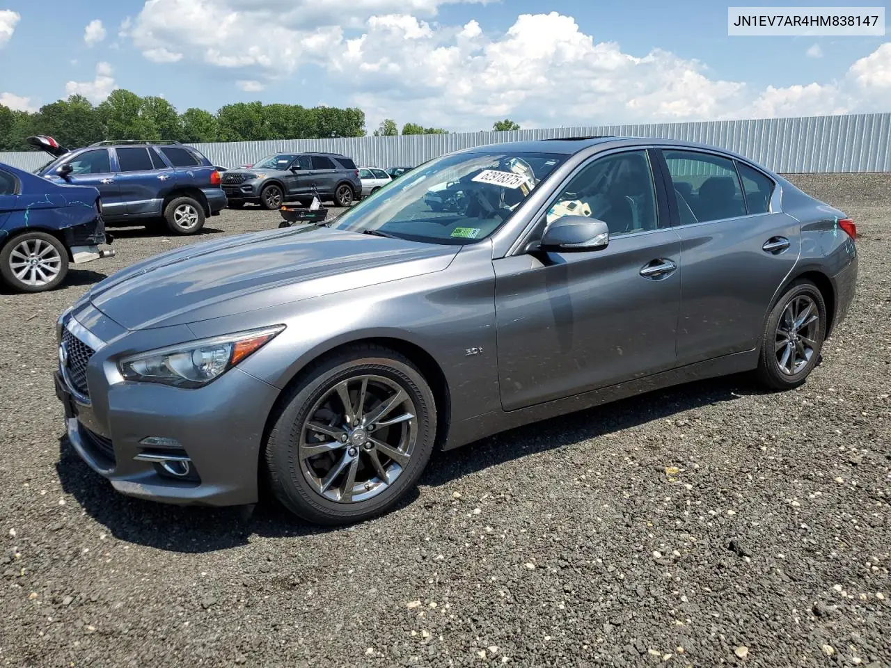 2017 Infiniti Q50 Premium VIN: JN1EV7AR4HM838147 Lot: 62918375