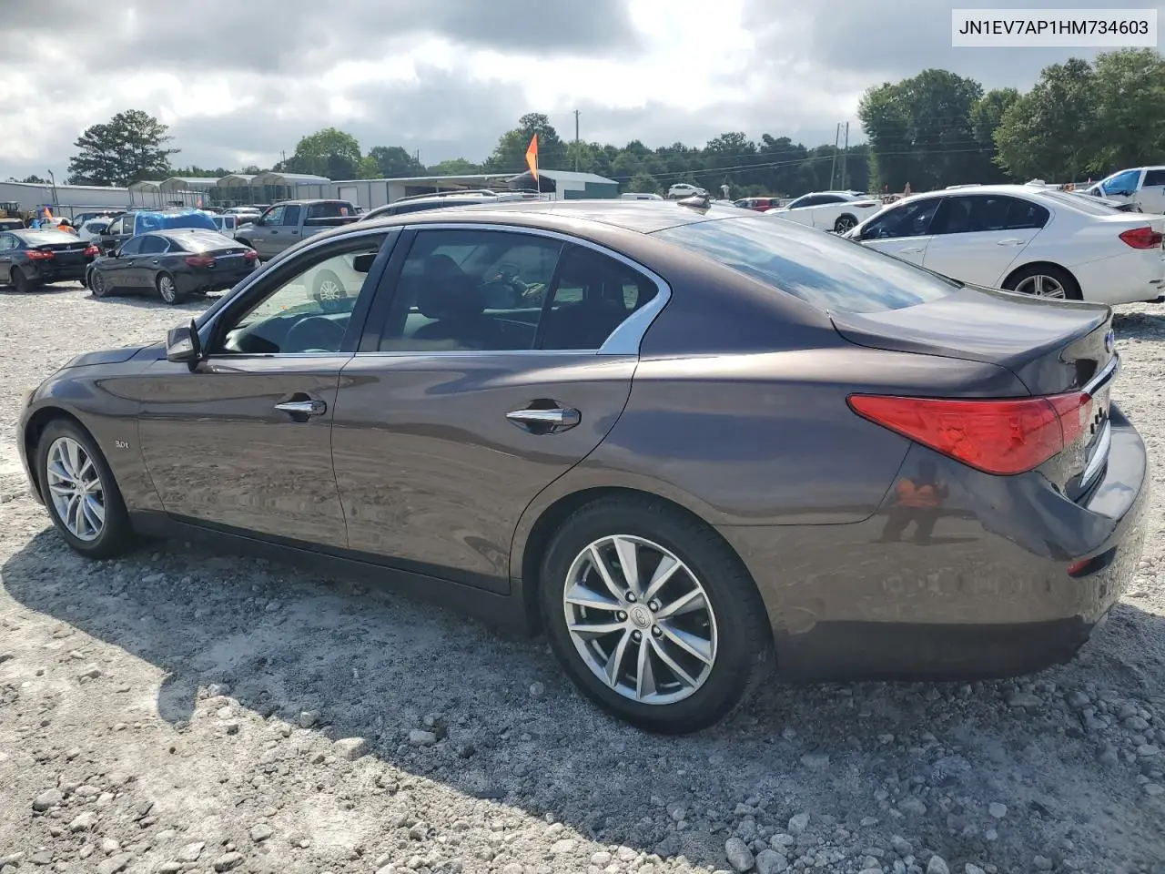 2017 Infiniti Q50 Premium VIN: JN1EV7AP1HM734603 Lot: 63349095