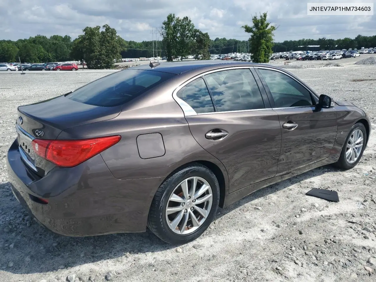 2017 Infiniti Q50 Premium VIN: JN1EV7AP1HM734603 Lot: 63349095