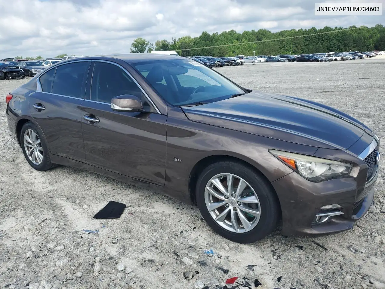 2017 Infiniti Q50 Premium VIN: JN1EV7AP1HM734603 Lot: 63349095