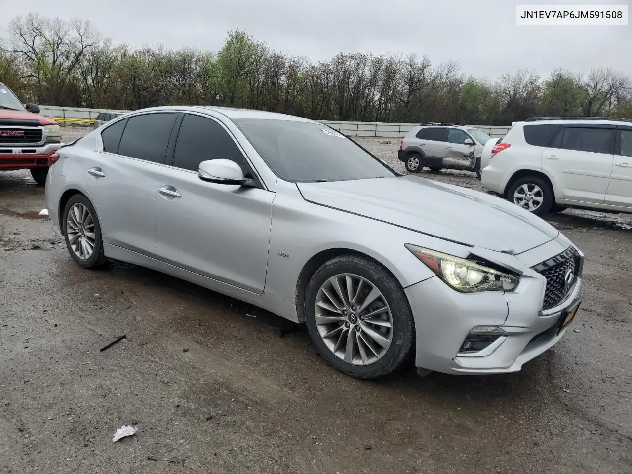 2018 Infiniti Q50 Luxe VIN: JN1EV7AP6JM591508 Lot: 51635585