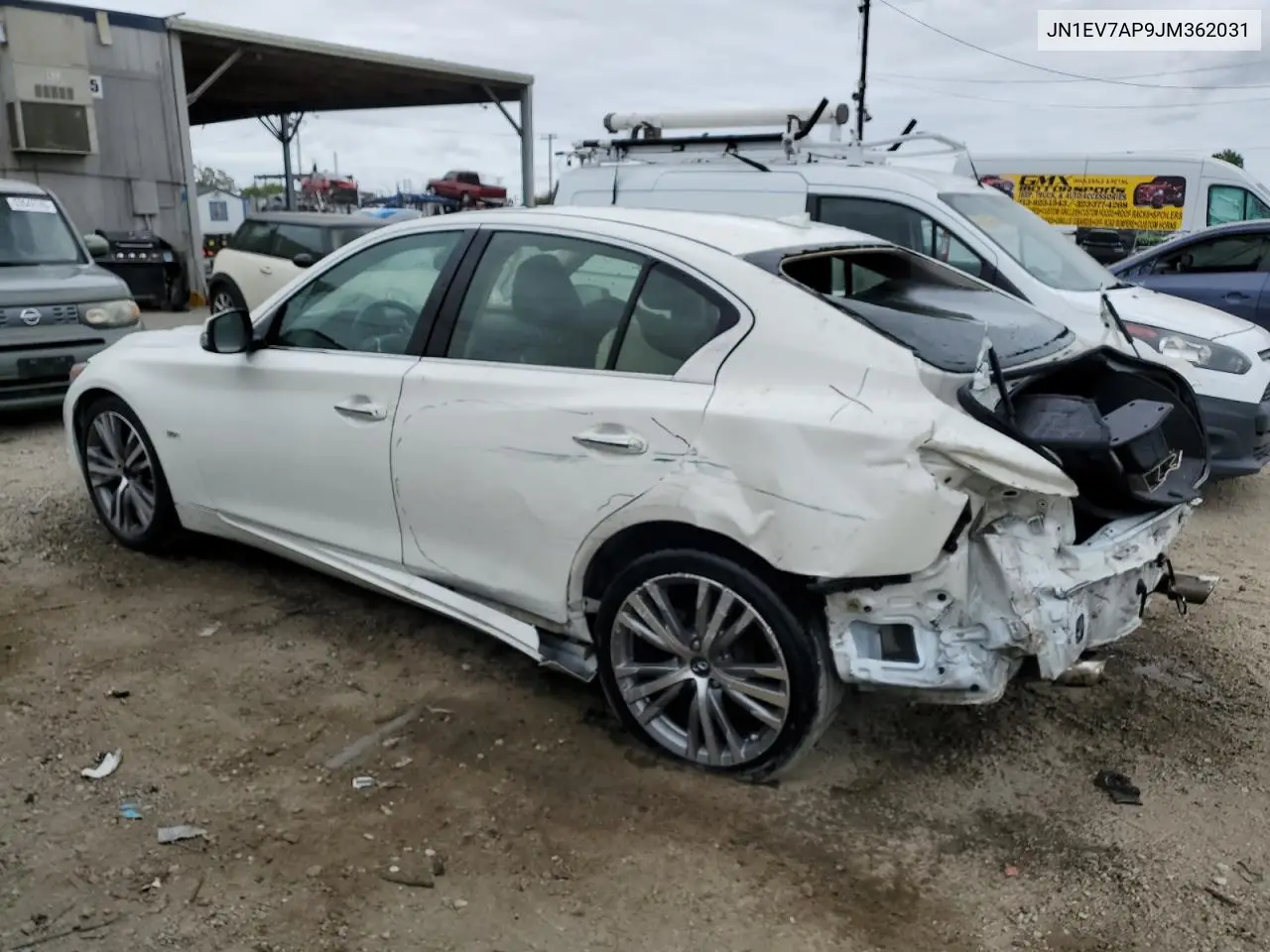 2018 Infiniti Q50 Luxe VIN: JN1EV7AP9JM362031 Lot: 53579505