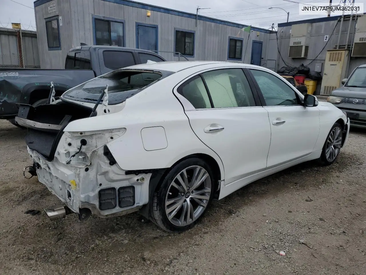 2018 Infiniti Q50 Luxe VIN: JN1EV7AP9JM362031 Lot: 53579505