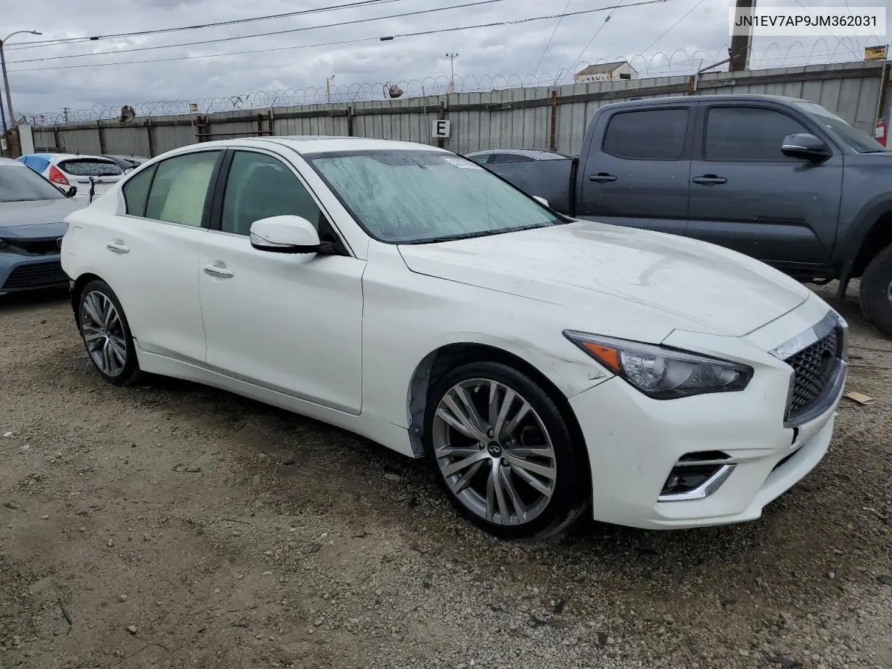 2018 Infiniti Q50 Luxe VIN: JN1EV7AP9JM362031 Lot: 53579505