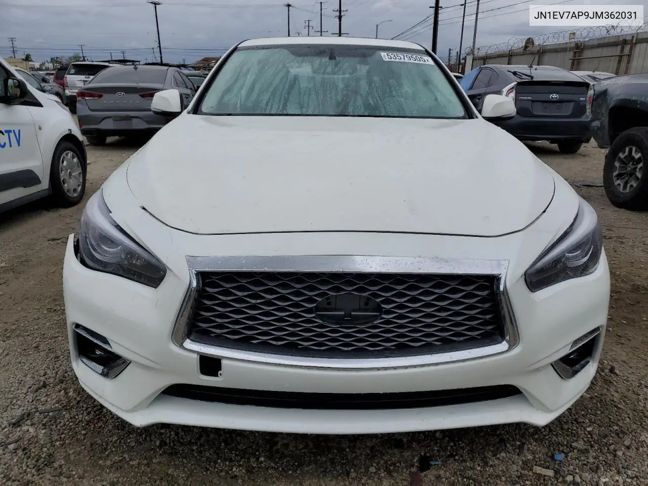 2018 Infiniti Q50 Luxe VIN: JN1EV7AP9JM362031 Lot: 53579505