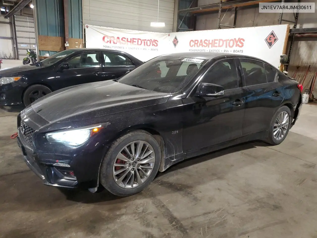 2018 Infiniti Q50 Luxe VIN: JN1EV7AR4JM430611 Lot: 55609815