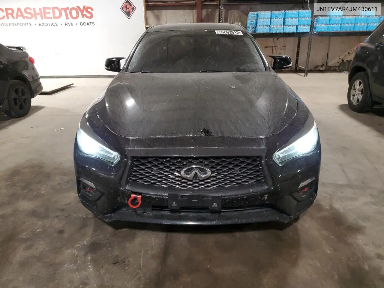 2018 Infiniti Q50 Luxe VIN: JN1EV7AR4JM430611 Lot: 55609815