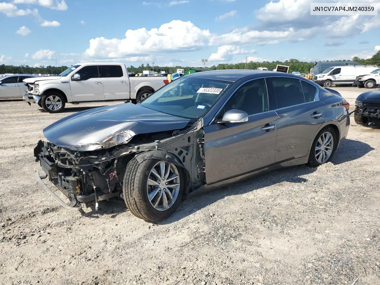 2018 Infiniti Q50 Pure VIN: JN1CV7AP4JM240359 Lot: 56322335