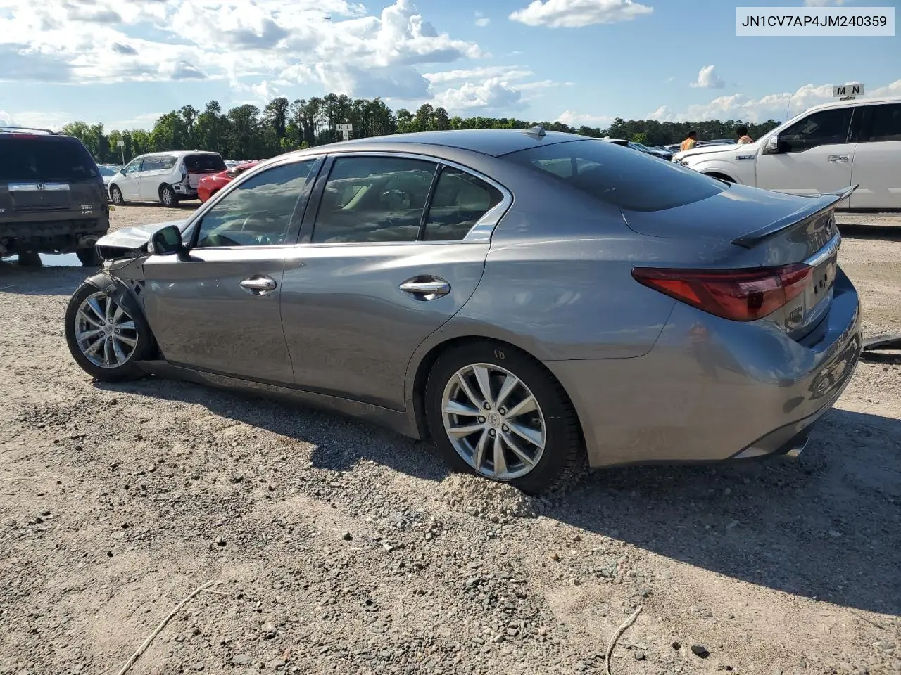 2018 Infiniti Q50 Pure VIN: JN1CV7AP4JM240359 Lot: 56322335