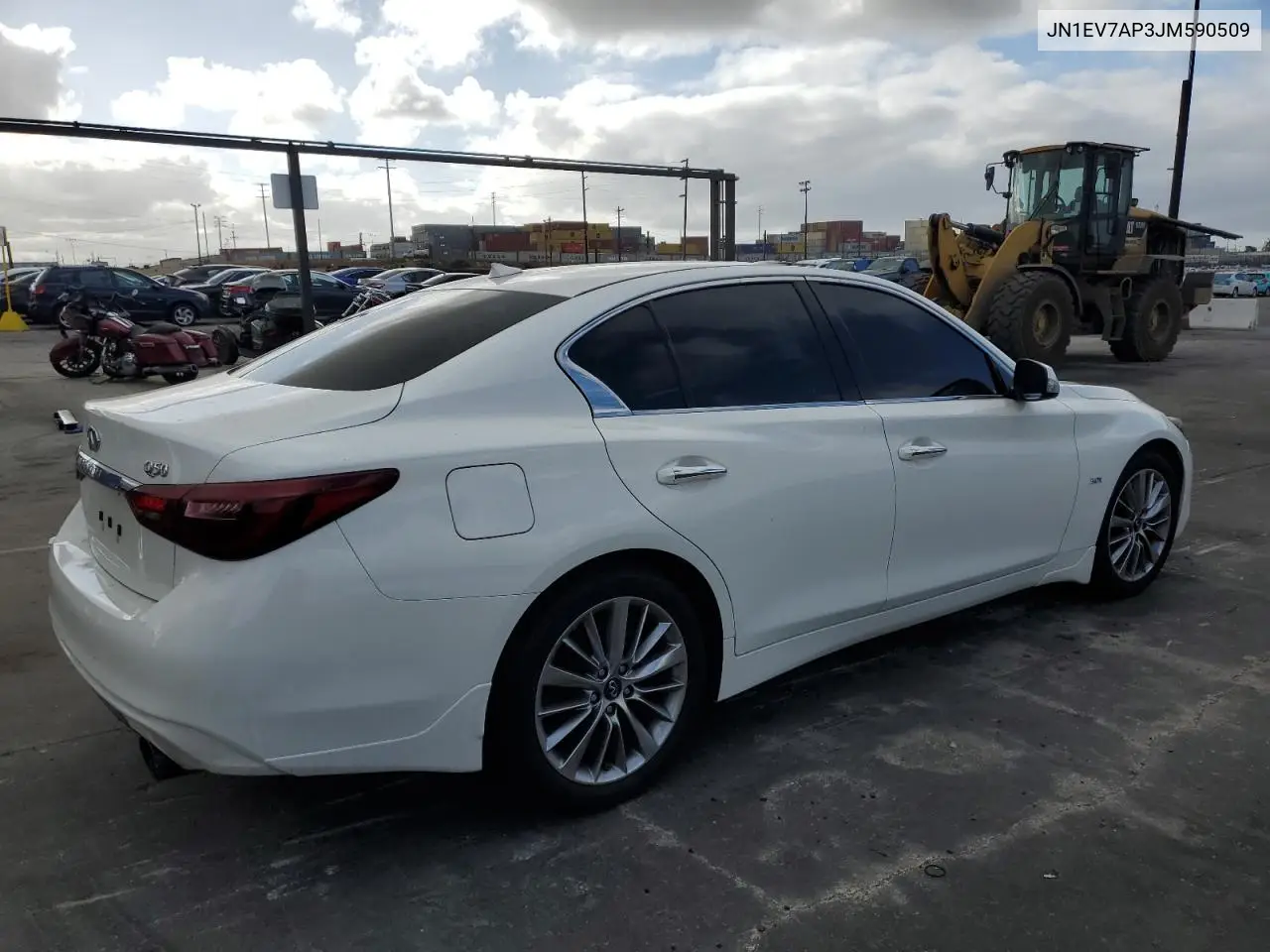 2018 Infiniti Q50 Luxe VIN: JN1EV7AP3JM590509 Lot: 56700755
