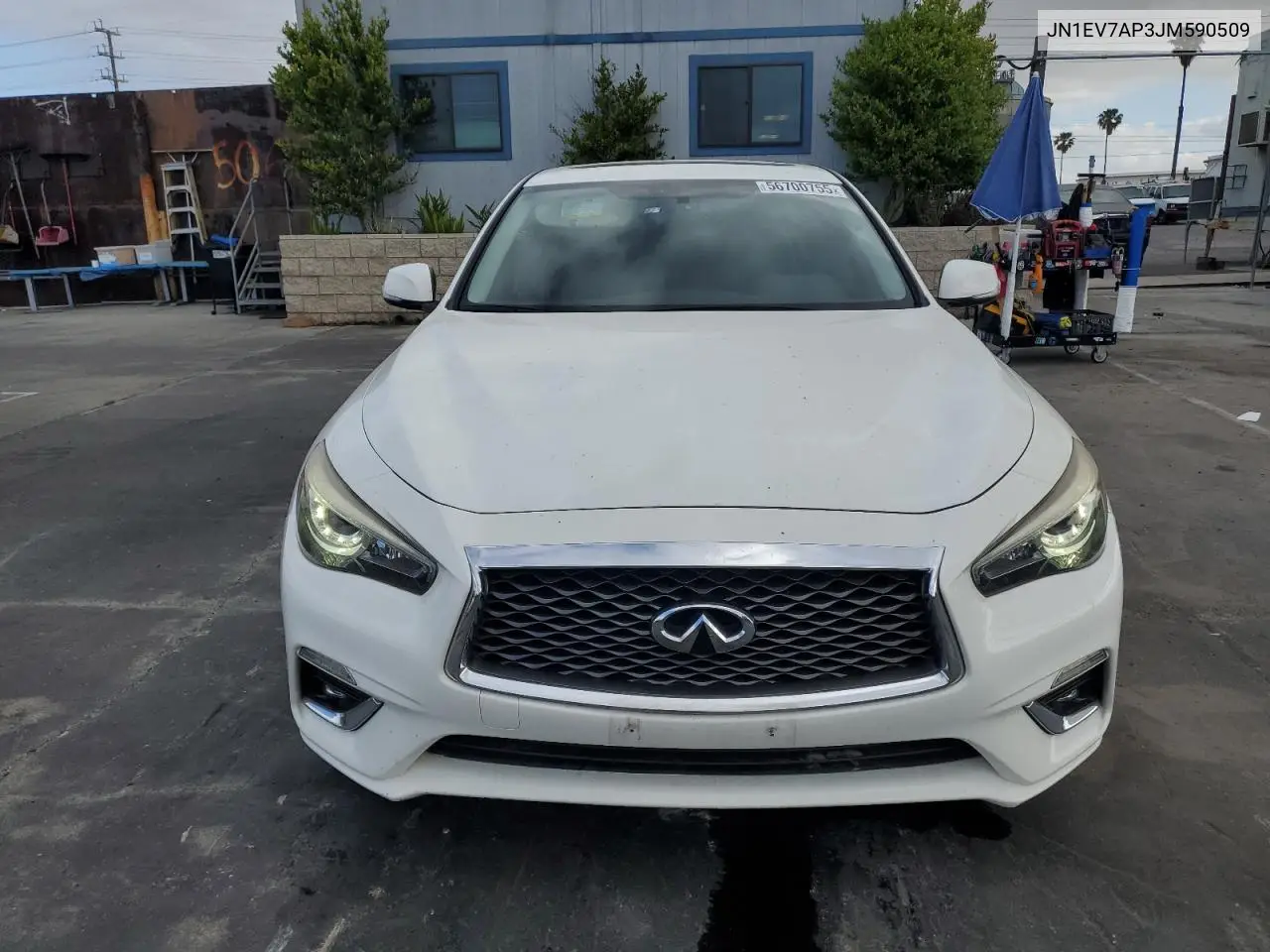 2018 Infiniti Q50 Luxe VIN: JN1EV7AP3JM590509 Lot: 56700755