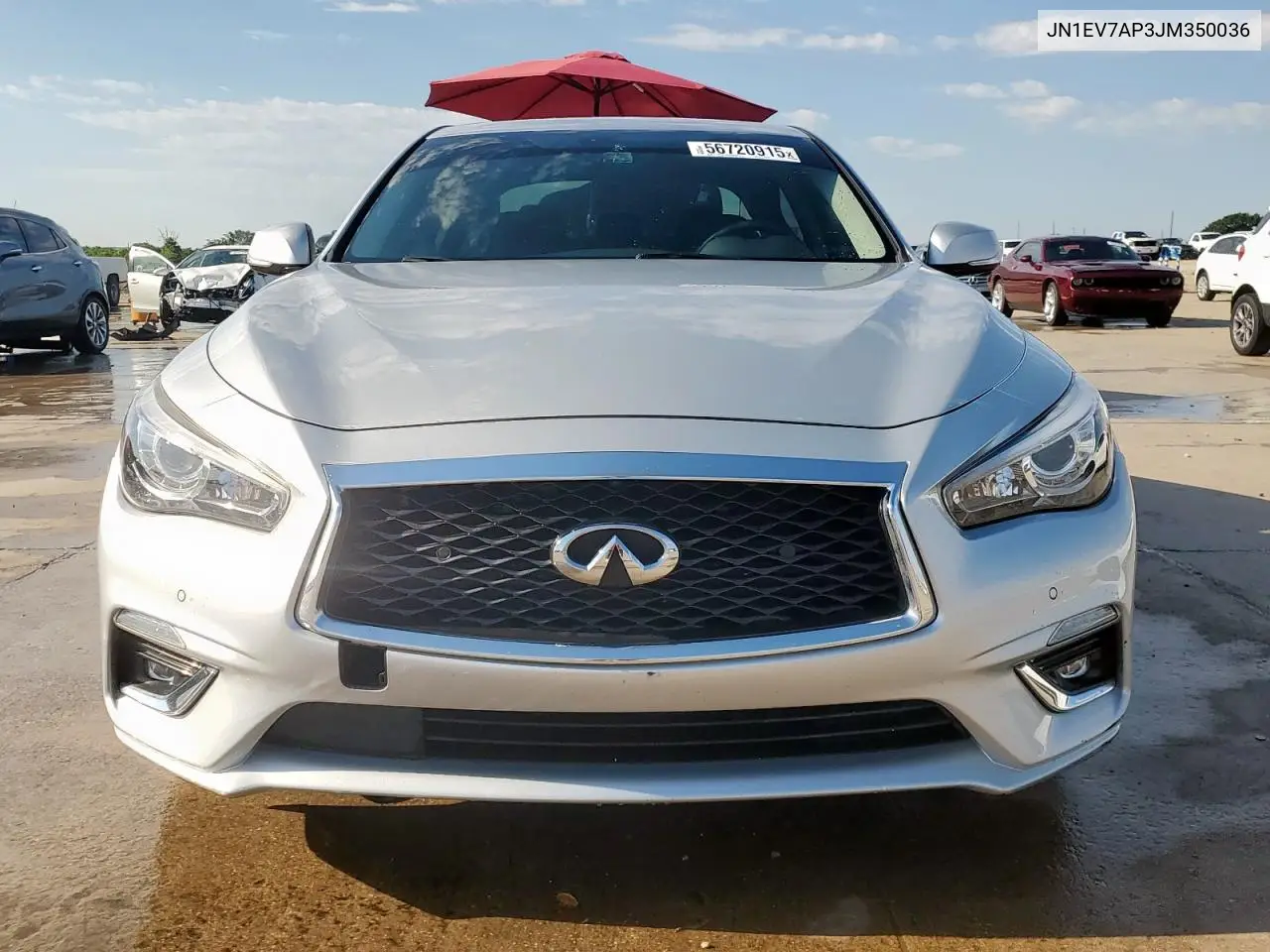2018 Infiniti Q50 Luxe VIN: JN1EV7AP3JM350036 Lot: 56720915