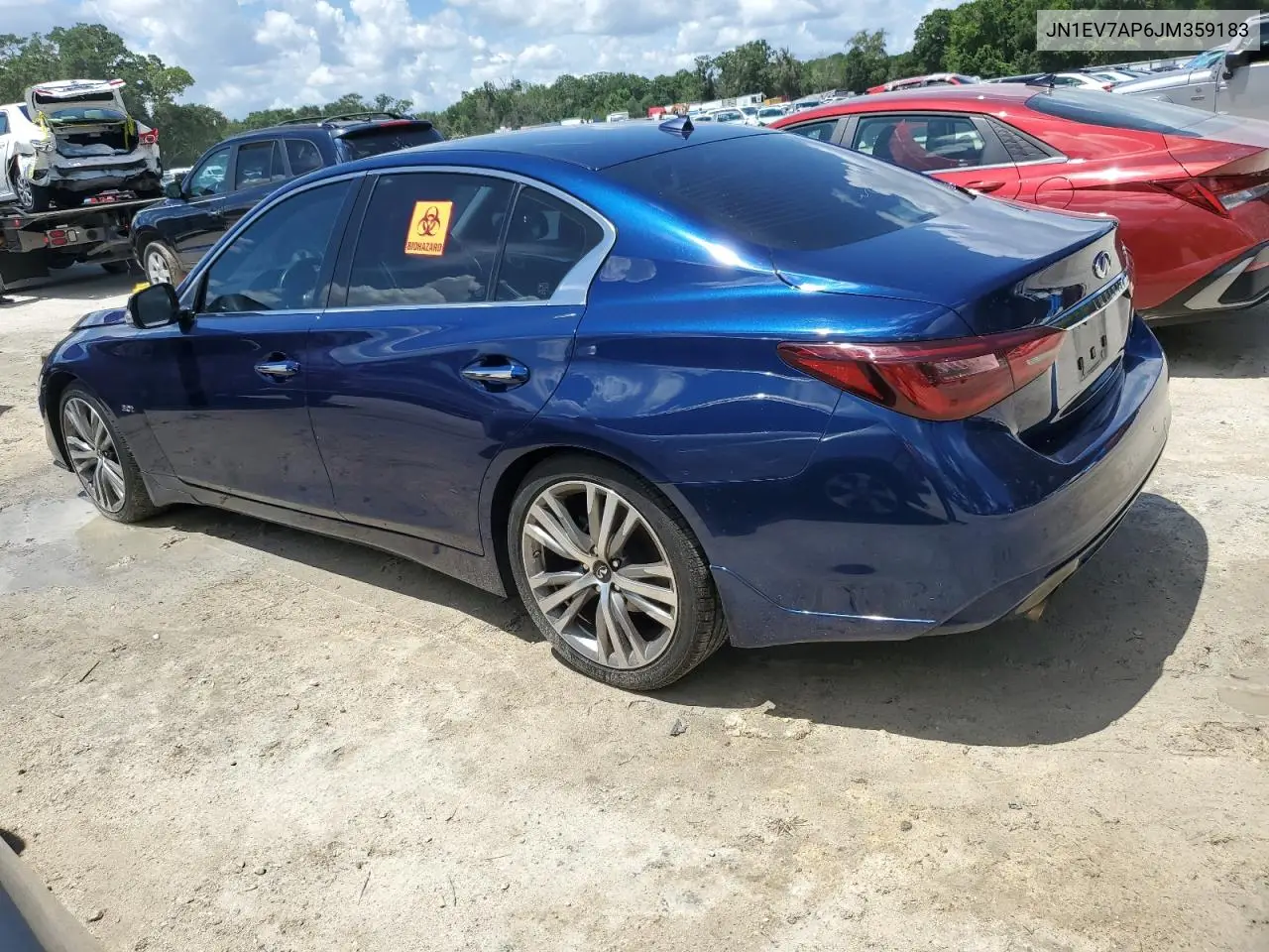 2018 Infiniti Q50 Luxe VIN: JN1EV7AP6JM359183 Lot: 56747975