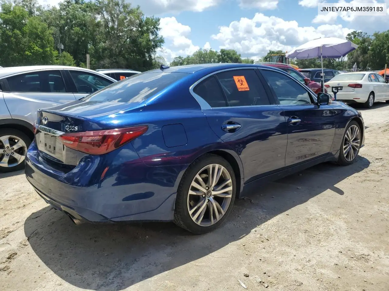 2018 Infiniti Q50 Luxe VIN: JN1EV7AP6JM359183 Lot: 56747975