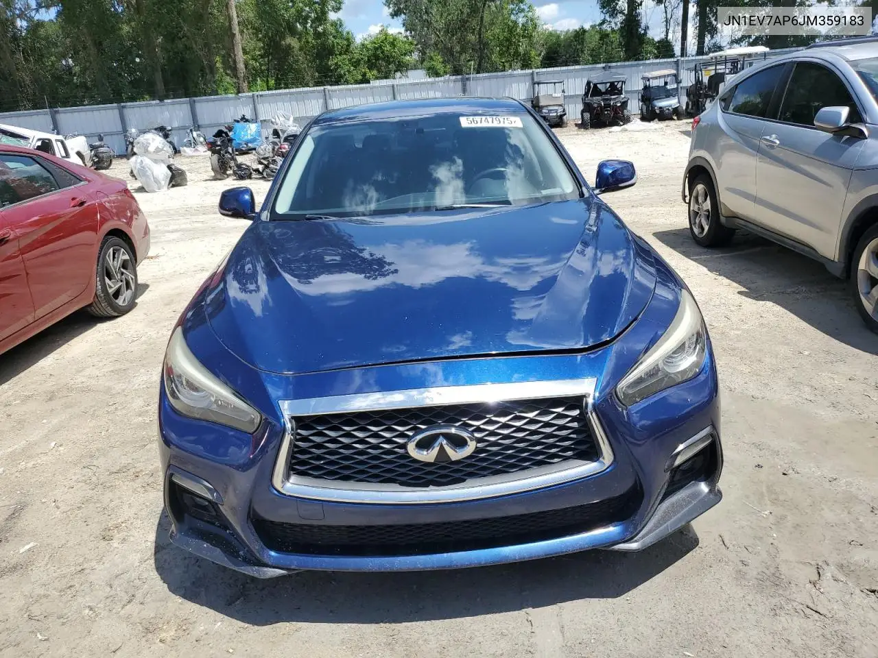 2018 Infiniti Q50 Luxe VIN: JN1EV7AP6JM359183 Lot: 56747975