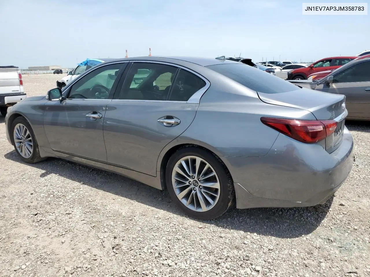 2018 Infiniti Q50 Luxe VIN: JN1EV7AP3JM358783 Lot: 56763845