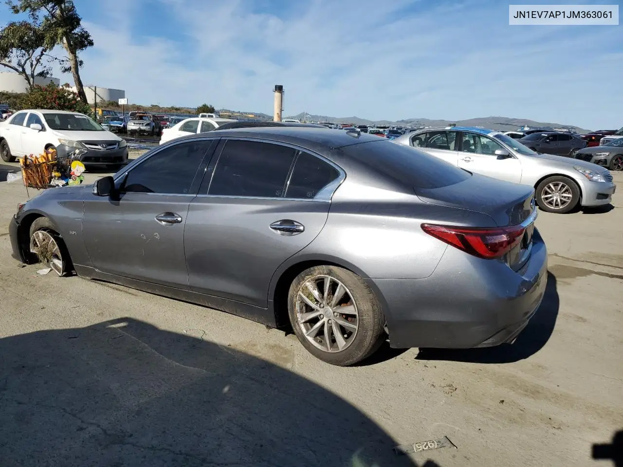 2018 Infiniti Q50 Luxe VIN: JN1EV7AP1JM363061 Lot: 56969825
